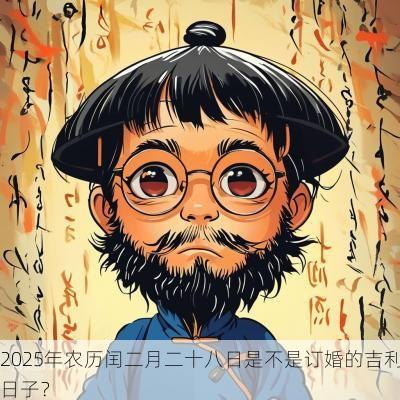2025年农历闰二月二十八日是不是订婚的吉利日子？