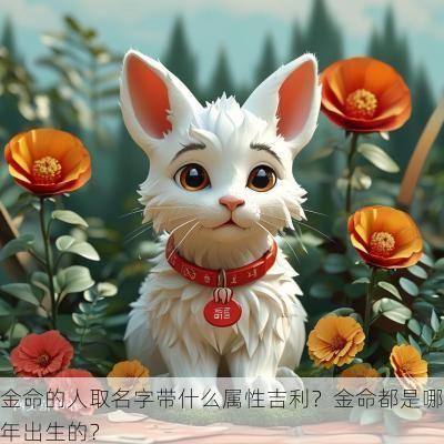 金命的人取名字带什么属性吉利？金命都是哪年出生的？