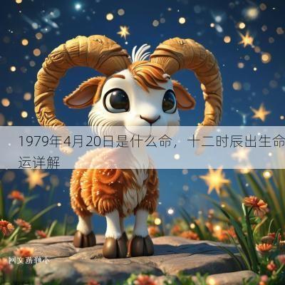 1979年4月20日是什么命，十二时辰出生命运详解