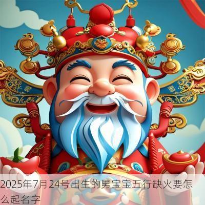 2025年7月24号出生的男宝宝五行缺火要怎么起名字