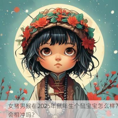 女猪男猴在2025年蛇年生个鼠宝宝怎么样？会相冲吗？