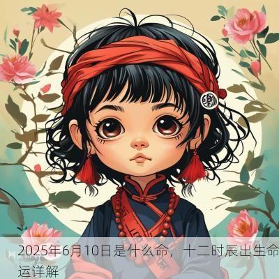 2025年6月10日是什么命，十二时辰出生命运详解
