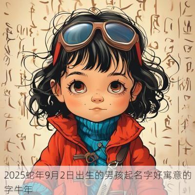 2025蛇年9月2日出生的男孩起名字好寓意的字蛇年