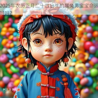 2025年农历正月二十四出生的属兔男宝宝命运好吗？