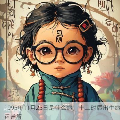 1995年11月25日是什么命，十二时辰出生命运详解