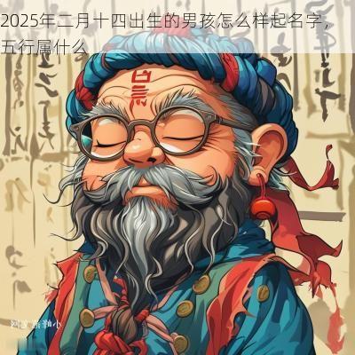 2025年二月十四出生的男孩怎么样起名字，五行属什么
