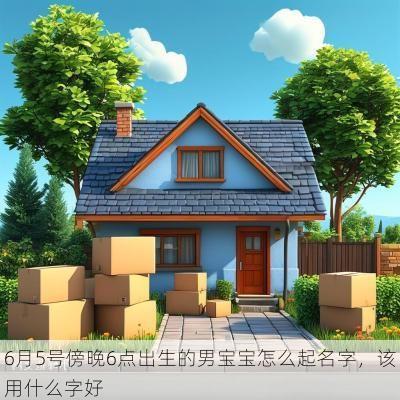 6月5号傍晚6点出生的男宝宝怎么起名字，该用什么字好