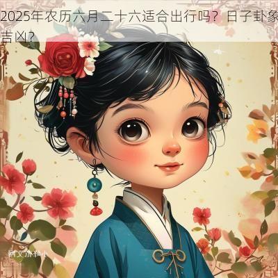 2025年农历六月二十六适合出行吗？日子卦象吉凶？
