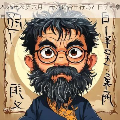 2025年农历六月二十六适合出行吗？日子卦象吉凶？