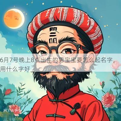 6月7号晚上8点出生的男宝宝要怎么起名字，用什么字好