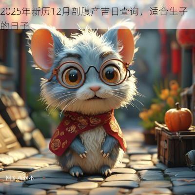2025年新历12月剖腹产吉日查询，适合生子的日子