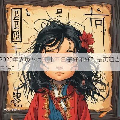 2025年农历八月二十二日子好不好？是黄道吉日吗？