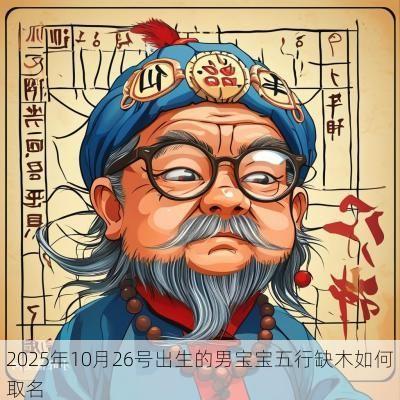 2025年10月26号出生的男宝宝五行缺木如何取名