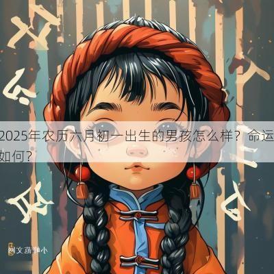 2025年农历六月初一出生的男孩怎么样？命运如何？