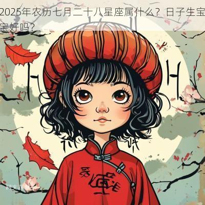2025年农历七月二十八星座属什么？日子生宝宝好吗？