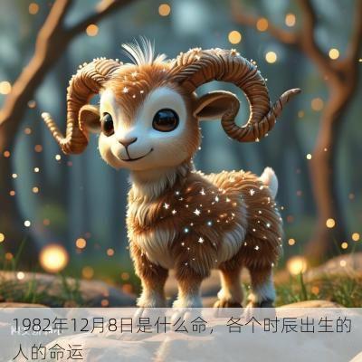 1982年12月8日是什么命，各个时辰出生的人的命运