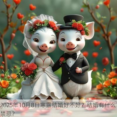 2025年10月8日寒露结婚好不好？结婚有什么禁忌？