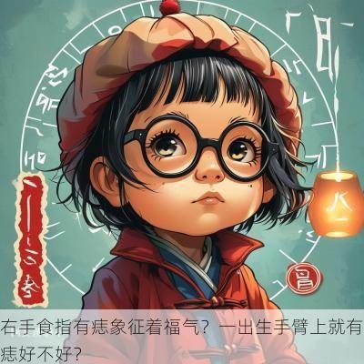 右手食指有痣象征着福气？一出生手臂上就有痣好不好？