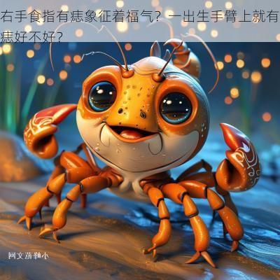 右手食指有痣象征着福气？一出生手臂上就有痣好不好？