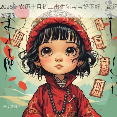 2025年农历十月初二出生猪宝宝好不好，命运如何？