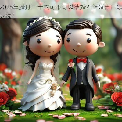 2025年腊月二十六可不可以结婚？结婚吉日怎么选？