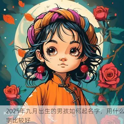 2025年九月出生的男孩如何起名字，用什么字比较好