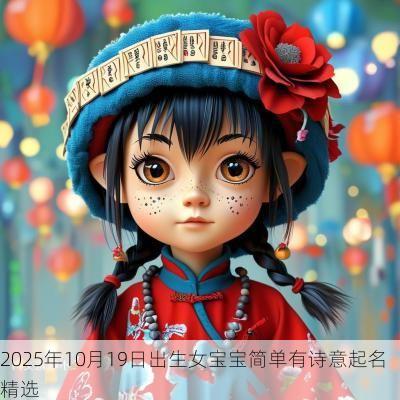 2025年10月19日出生女宝宝简单有诗意起名精选
