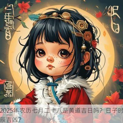 2025年农历七月二十八是黄道吉日吗?日子时辰吉凶? 2025年农历七月二十八是黄道吉日吗?日子时辰吉凶?