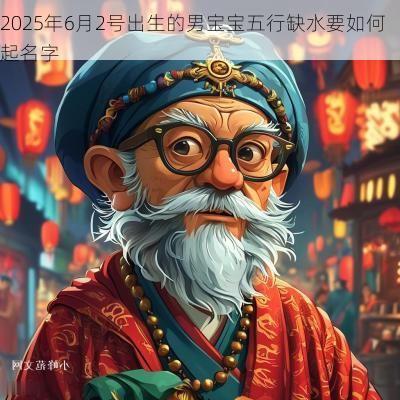 2025年6月2号出生的男宝宝五行缺水要如何起名字