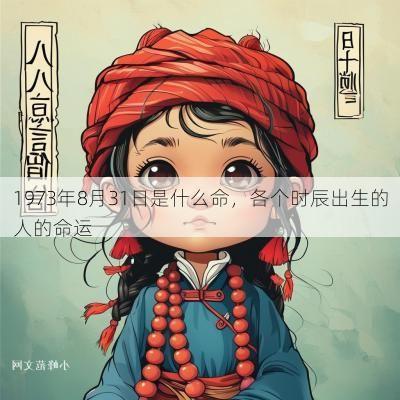 1973年8月31日是什么命，各个时辰出生的人的命运