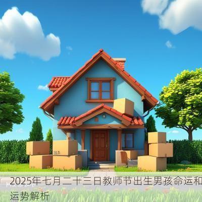 2025年七月二十三日教师节出生男孩命运和运势解析