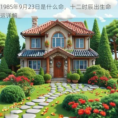 1985年9月23日是什么命，十二时辰出生命运详解