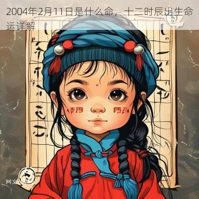 2004年2月11日是什么命，十二时辰出生命运详解