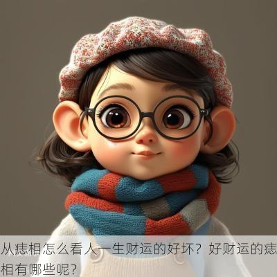 从痣相怎么看人一生财运的好坏？好财运的痣相有哪些呢？