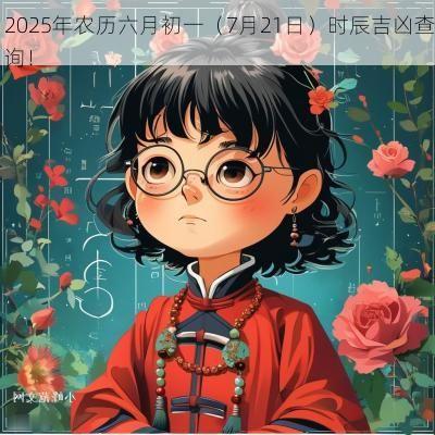 2025年农历六月初一（7月21日）时辰吉凶查询！