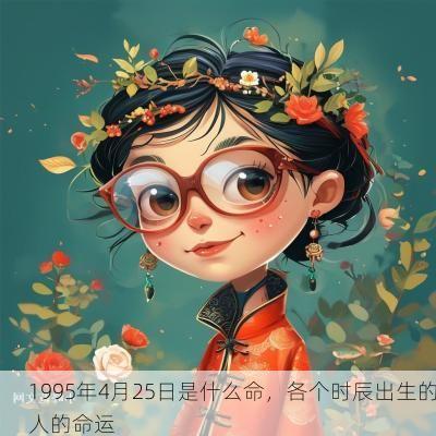 1995年4月25日是什么命，各个时辰出生的人的命运