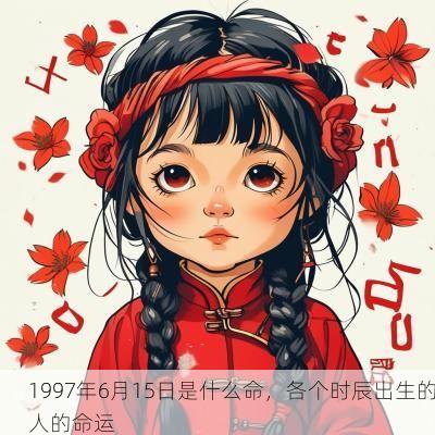 1997年6月15日是什么命，各个时辰出生的人的命运