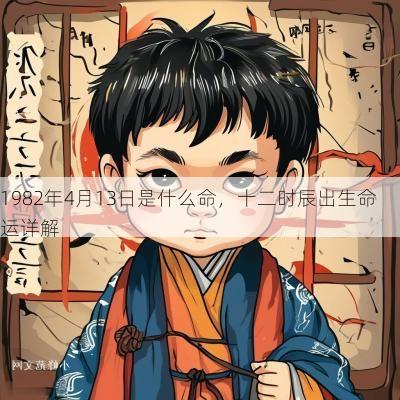 1982年4月13日是什么命，十二时辰出生命运详解