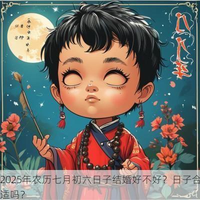 2025年农历七月初六日子结婚好不好?日子合适吗? 2025年农历七月初六日子结婚好不好?日子合适吗?