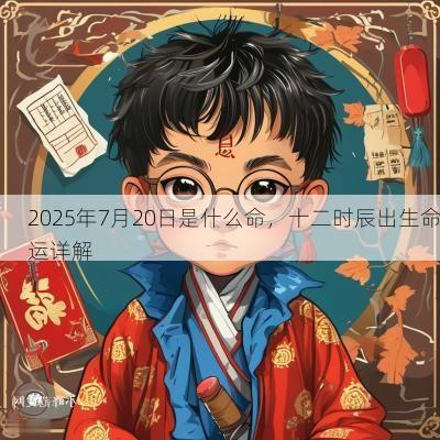 2025年7月20日是什么命，十二时辰出生命运详解