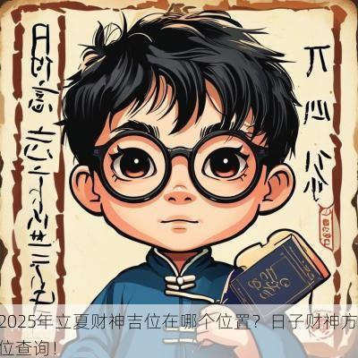 2025年立夏财神吉位在哪个位置？日子财神方位查询！
