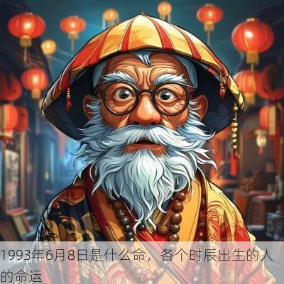 1993年6月8日是什么命，各个时辰出生的人的命运