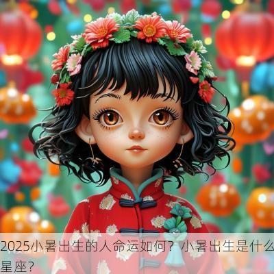 2025小暑出生的人命运如何？小暑出生是什么星座？