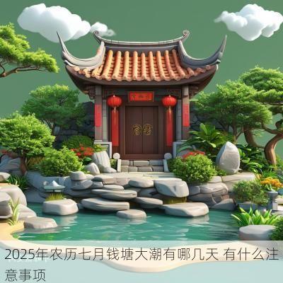 2025年农历七月钱塘大潮有哪几天 有什么注意事项
