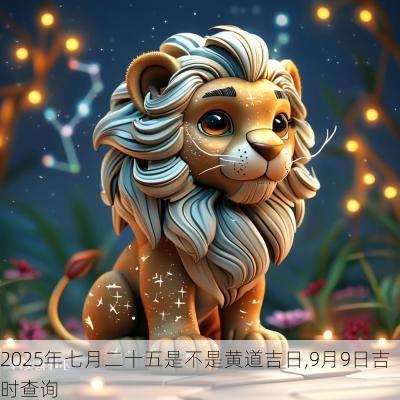 2025年七月二十五是不是黄道吉日,9月9日吉时查询