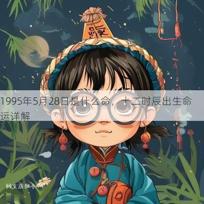 1995年5月28日是什么命，十二时辰出生命运详解