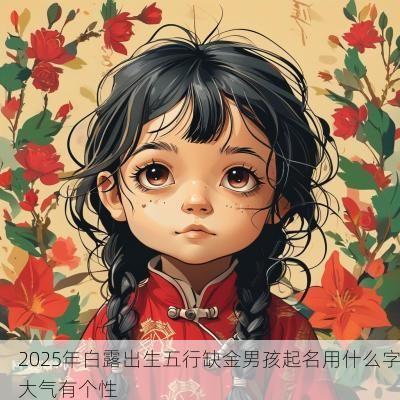 2025年白露出生五行缺金男孩起名用什么字大气有个性