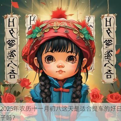 2025年农历十一月初八这天是适合提车的好日子吗？