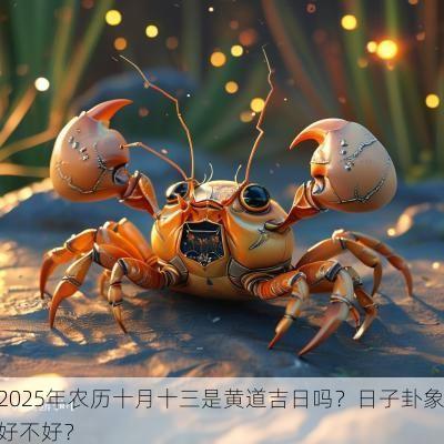 2025年农历十月十三是黄道吉日吗？日子卦象好不好？