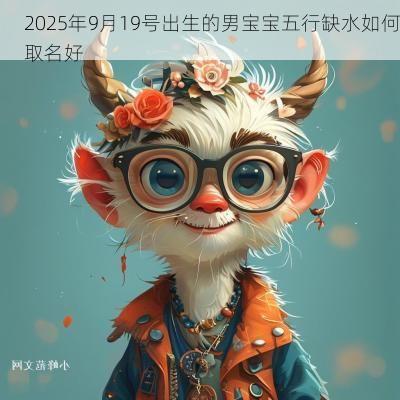 2025年9月19号出生的男宝宝五行缺水如何取名好